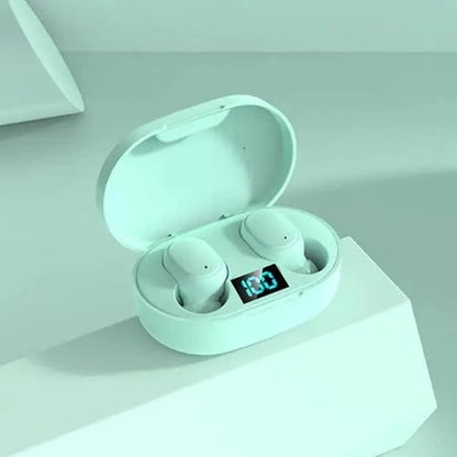 Bluetooth Earphone Wireless Ear Buds 5.0 LED Display Button Control Quality Sound Earphones in-Ear Headphones For Workouts And Running