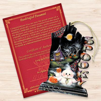 This Boos for You Wooden Ornaments by Jamie Mills-Price - Thanksgiving Halloween Decor - 8457408