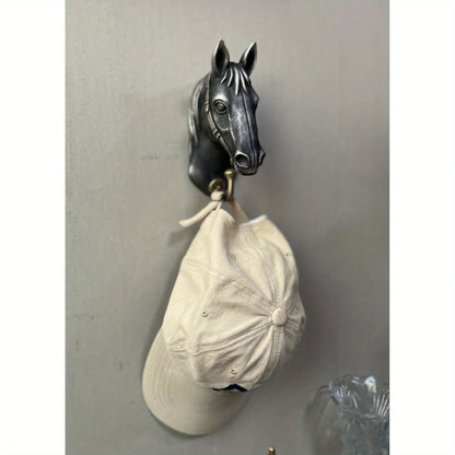 Coat Hanger - Horse Head Grey