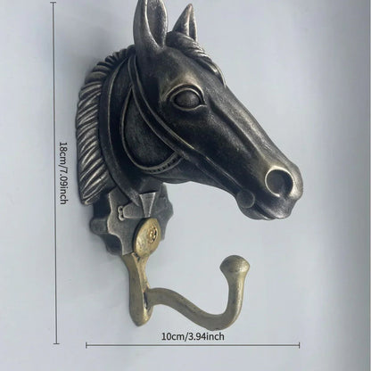 Coat Hanger - Horse Head Grey