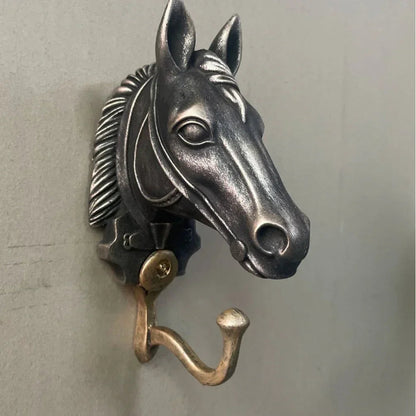 Coat Hanger - Horse Head Grey