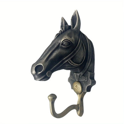 Coat Hanger - Horse Head Grey