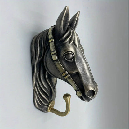 Coat Hanger - Horse Head Grey