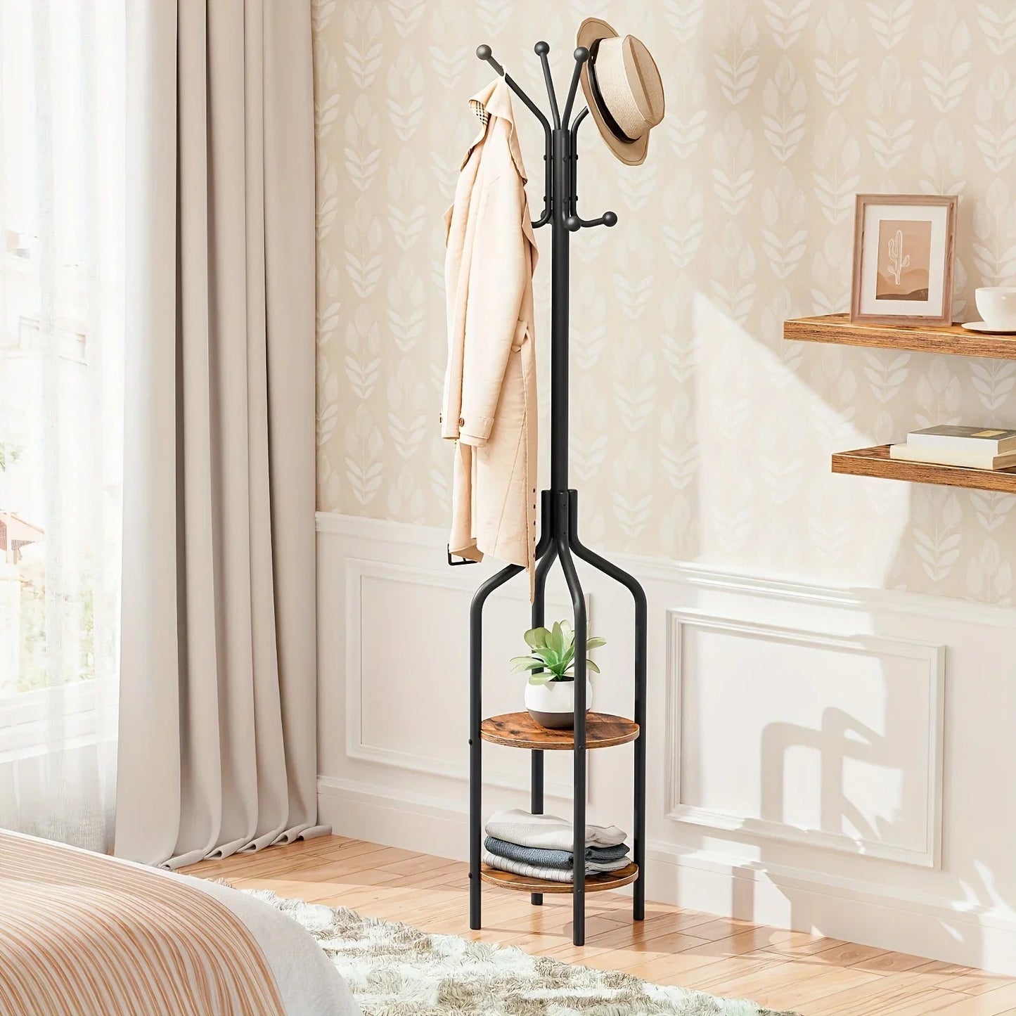 Coat Rack - Multifunctional Steel 183cm