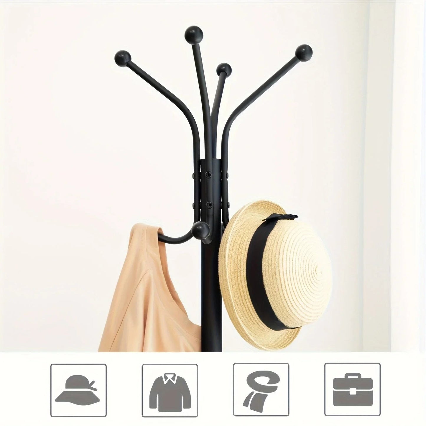 Coat Rack - Multifunctional Steel 183cm