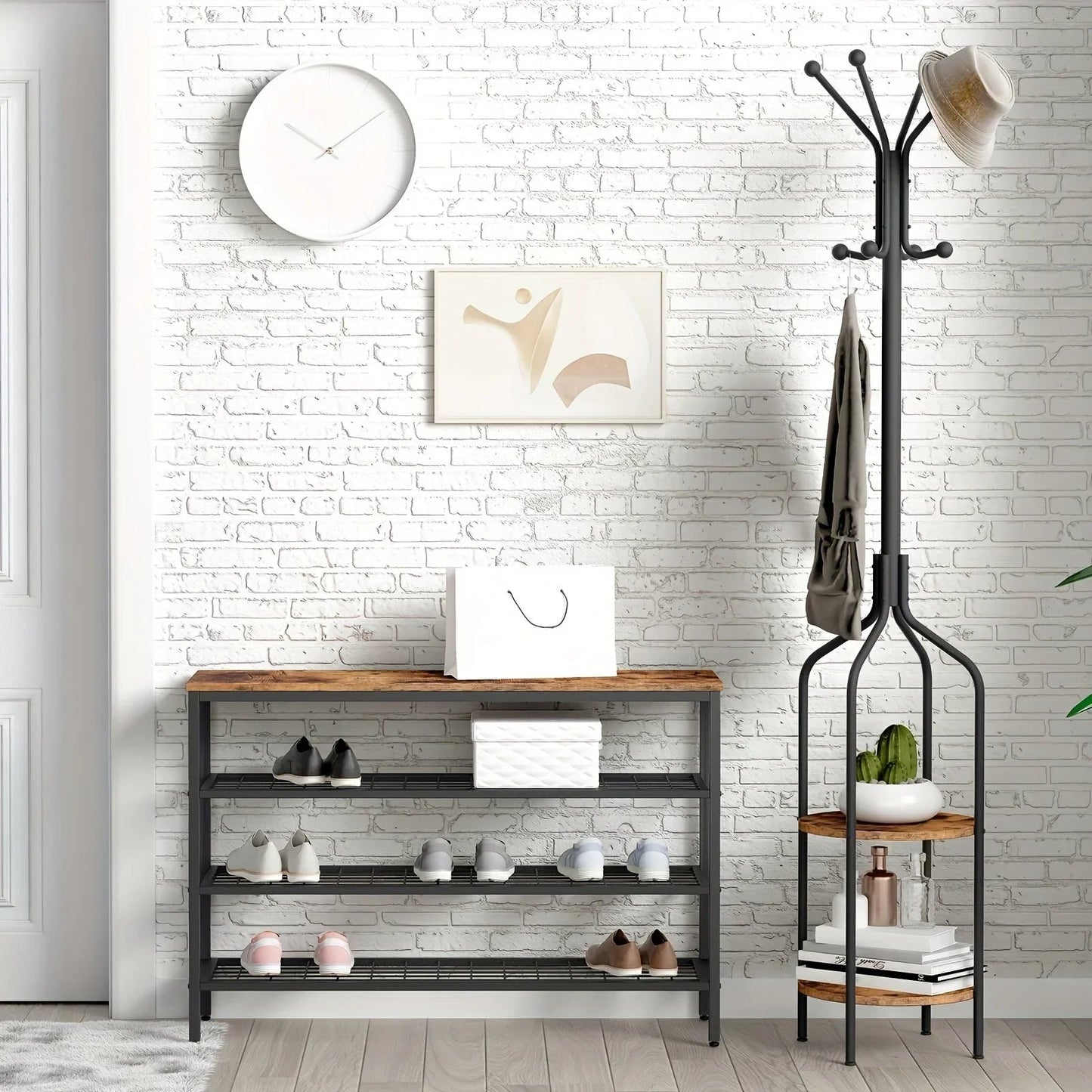 Coat Rack - Multifunctional Steel 183cm