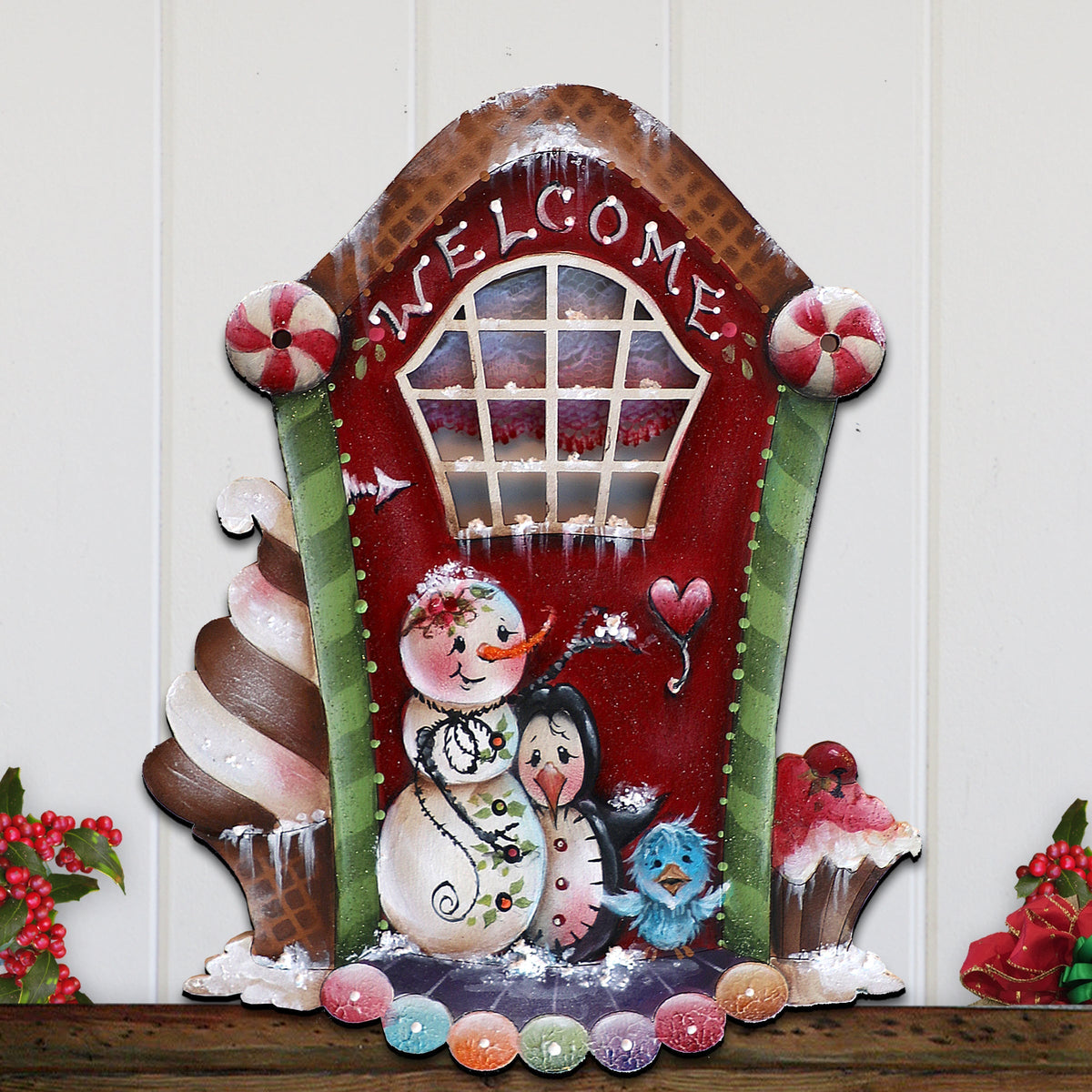 A Season of Sweet Christmas Holiday Door Decor by Jamie Mills-Price - Christmas Decor - 8611079H-MP
