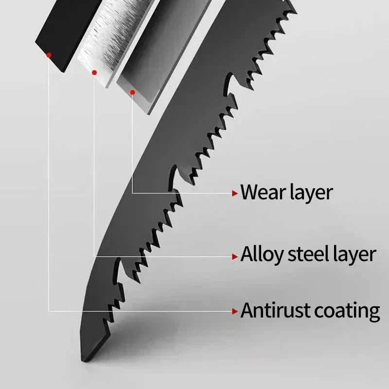 Folding Hand Saw | Portable Pruning and Woodworking Tool
