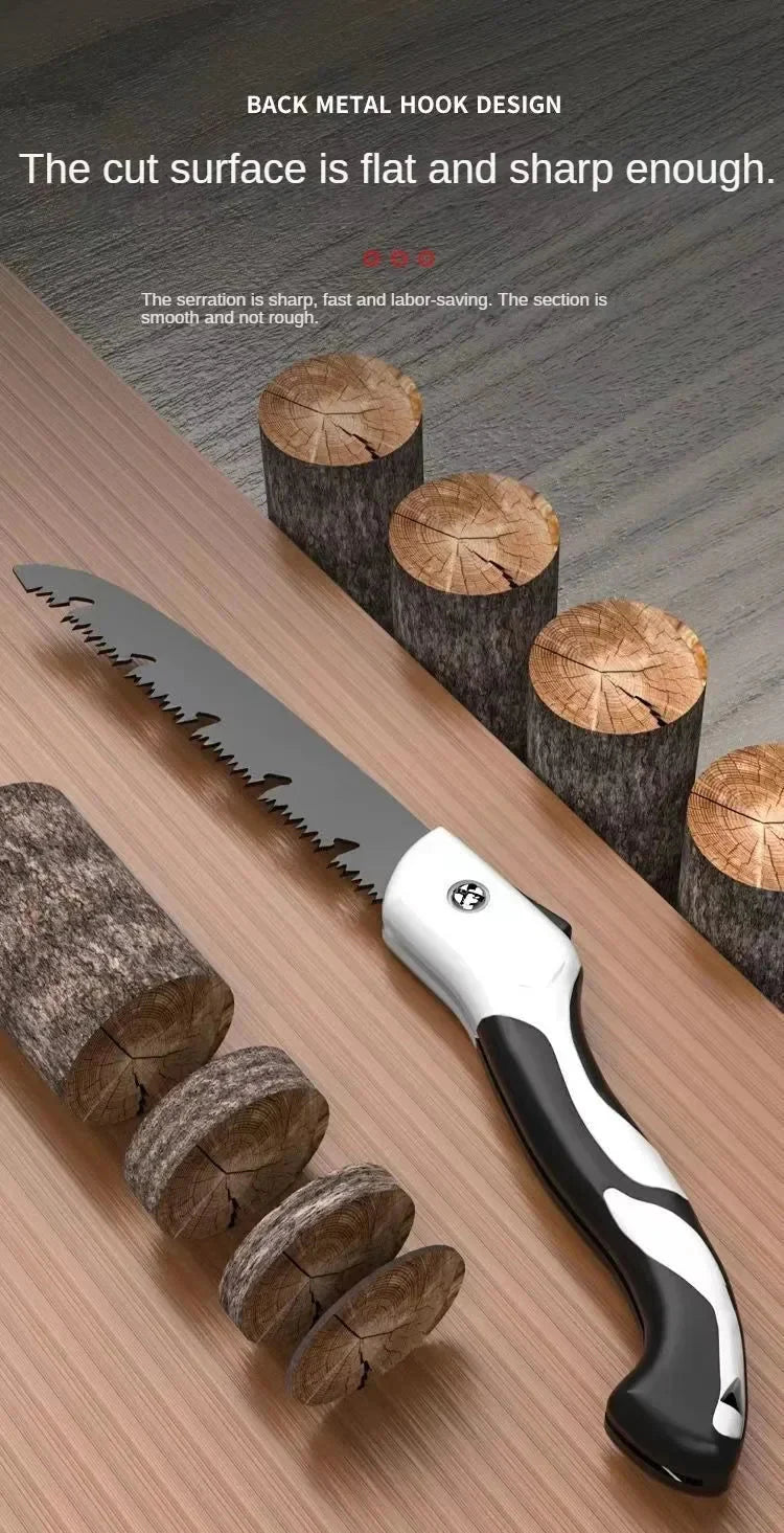Folding Hand Saw | Portable Pruning and Woodworking Tool