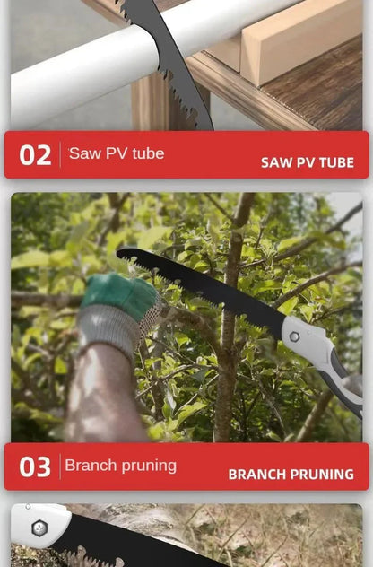 Folding Hand Saw | Portable Pruning and Woodworking Tool