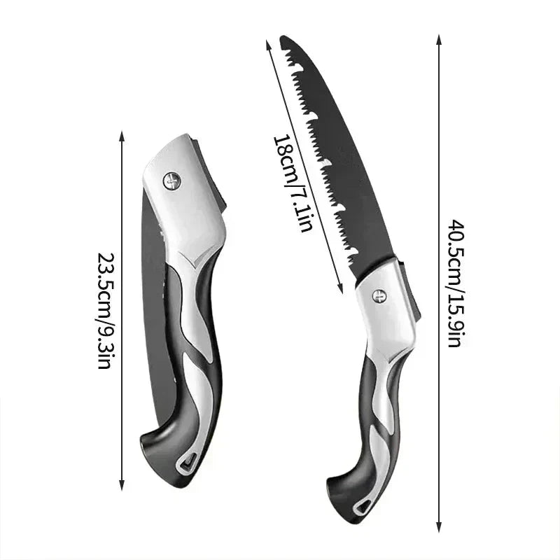 Folding Hand Saw | Portable Pruning and Woodworking Tool