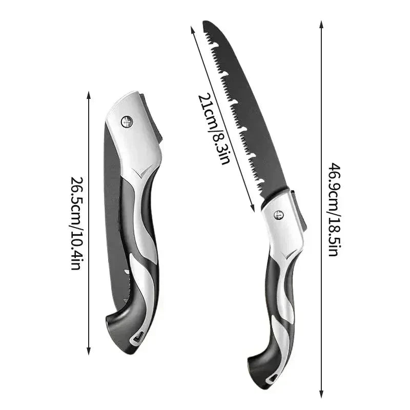 Folding Hand Saw | Portable Pruning and Woodworking Tool