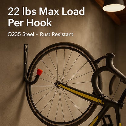 Garage Utility Hooks for Wall Mounts and Tools