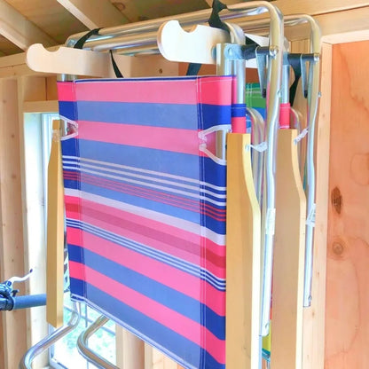 Lawn Chair Organizing Stud Mounted Hooks