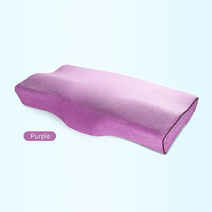 Memory Foam Bed Orthopedic Pillow Neck Protection Slow Rebound Memory Pillow Butterfly Shaped Health Cervical Neck Cotton Pillow Bed Orthopedic Pillow For Cervical Pillow Slow Rebound Adult Neck Guard Pillow Sleep Pillow Orthopedic Contour Memory Foam