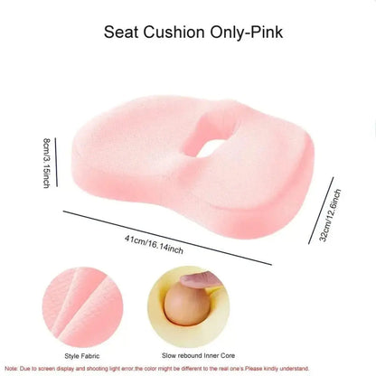 Ergonomic Memory Foam Seat Cushion For Office Chair Back