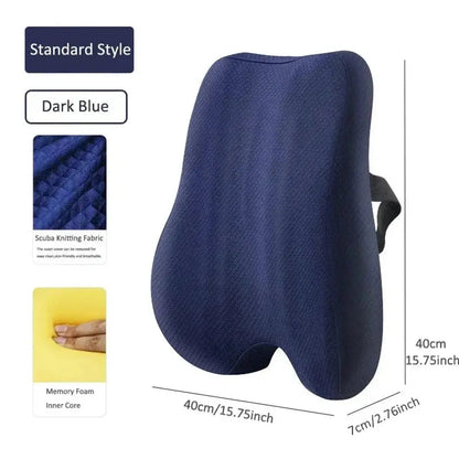 Ergonomic Memory Foam Seat Cushion For Office Chair Back
