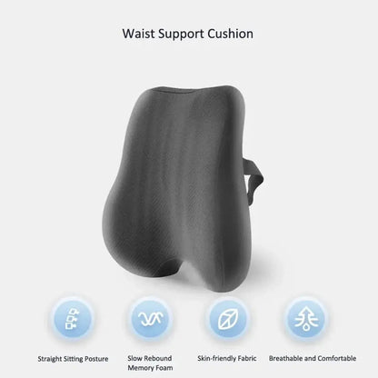 Ergonomic Memory Foam Seat Cushion For Office Chair Back