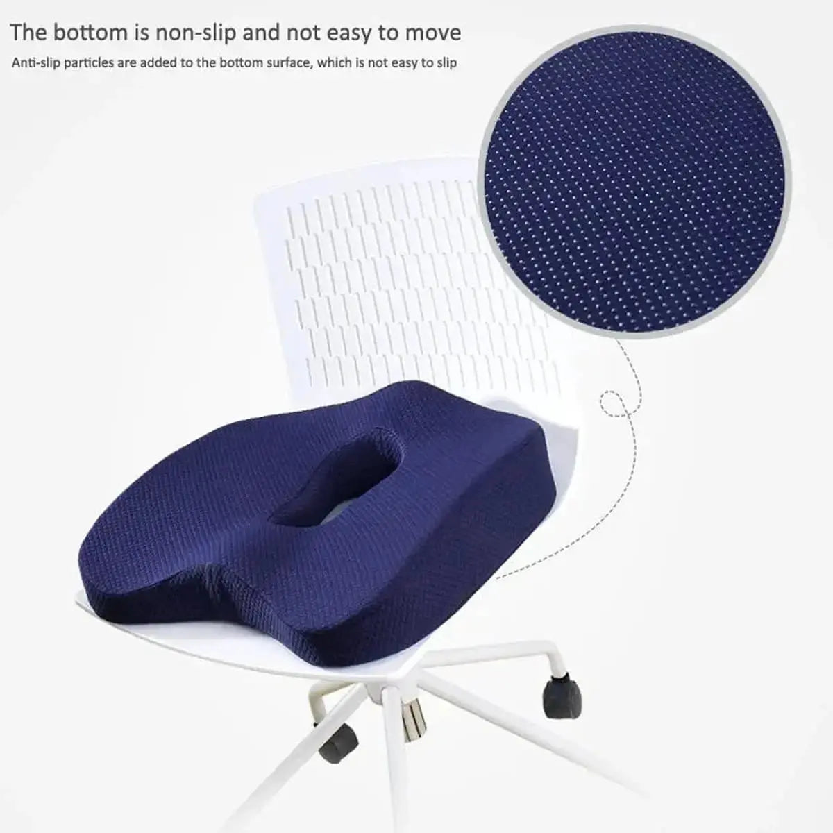 Ergonomic Memory Foam Seat Cushion For Office Chair Back