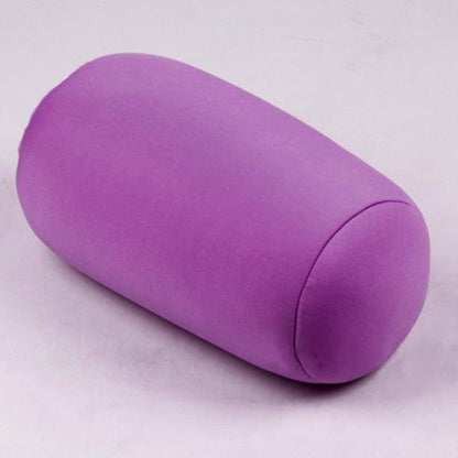 Super soft Head Pillow Case Micro Mini Microbead Back Cushion Pillow Roll Pillow Head Convenient Travel Pillow Microbead Bolster Tube Pillow Smooth Cool Touch Fabric Neck or Back Support Pillow Hypoallergenic Bed Decoration