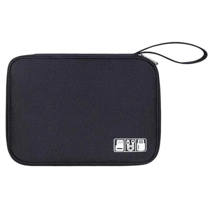 Waterproof Electronics Organizer Bag | Heavy Duty Travel Cable Storage Pouch